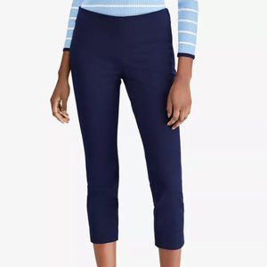 Ralph Lauren Cropped Skinny Pants, Size 4, Navy